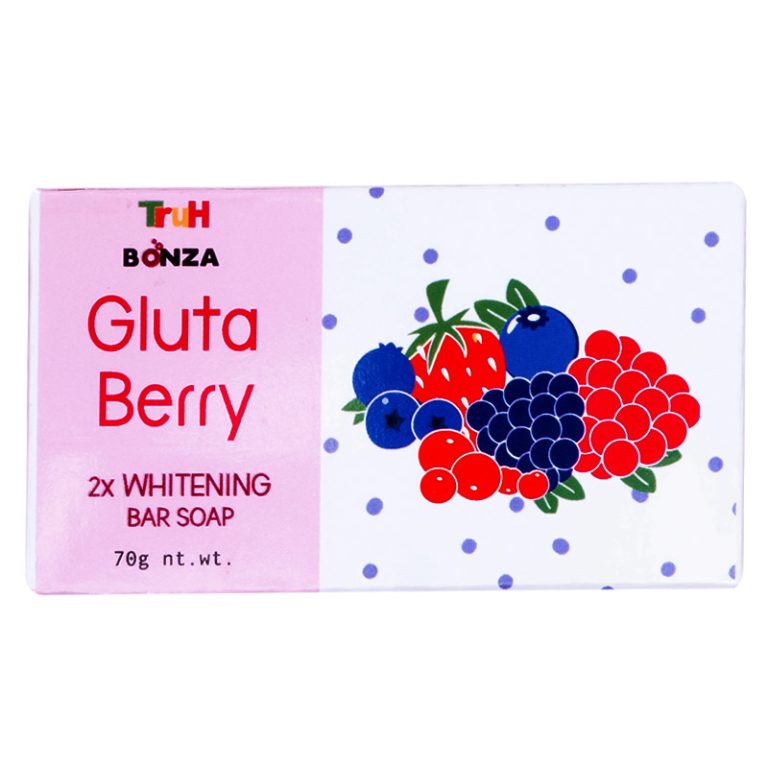 Gluta Berry 2x Whitening Bar Soap 70g