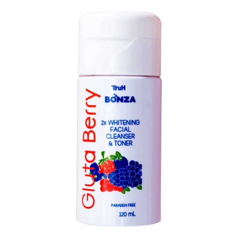 Gluta Berry 2x Whitening Facial Cleaner & Toner 120mL